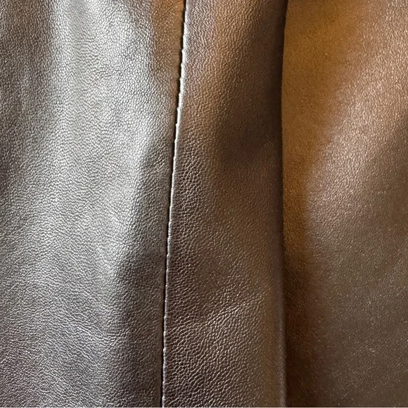 Banana Republic Black Leather Dress - Picture 5 of 8